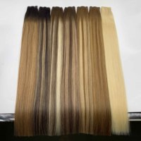 Extensions de cheveux humains Remy double trame Fasimei, cheveux vierges, style lisse, livraison express, doux et de qualité supérieure
