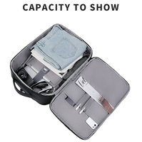 Sac à dos multifonctionnel à grande capacité, extensible, avec compartiment pour ordinateur portable rembourré et imperméable, idéal pour les voyages d'affaires