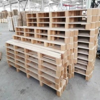 Ligne de production entièrement intégrée et automatisée de palettes en bois européennes