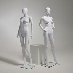 Maniquí de Plástico PP de Alta Calidad <span class=keywords><strong>y</strong></span> Bajo Costo, Cuerpo Completo Sin Pintar, Ecológico, Blanco Natural, Soporte de Exhibición Masculino <span class=keywords><strong>y</strong></span> Femenino - Product Image 4