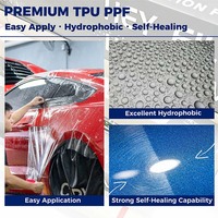 Film de protection de peinture en TPU transparent haute clarté, auto-réparateur à 100 %, anti-rayures, anti-UV, pour carrosserie de voiture