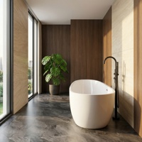 Baignoire de massage à remous autoportante pour intérieur, en acrylique, avec jets d'air, type Jacuzzi, très vendue