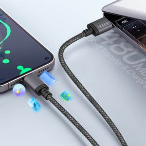 Somostel USB Loại <span class=keywords><strong>C</strong></span> <span class=keywords><strong>C</strong></span>áp dữ liệu 3A nhanh sạ<span class=keywords><strong>c</strong></span> điện thoại Di động <span class=keywords><strong>C</strong></span>áp cho iPhones máy ảnh <span class=keywords><strong>C</strong></span>áp Para celulares SMS-BW50 - Product Image 2