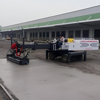 Machine à laser pour le nivellement du béton HA200-4L, robuste et télescopique, avec une largeur de nivellement de 4070 mm, pour les grands projets de construction