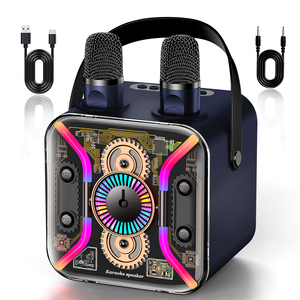 Sdrd SP-300 Đảng ngoài trời DJ Chiếu sáng pha lê Disco LED hộp đèn BT loa với karaoke Mic cho máy tính sử dụng - Product Image 1