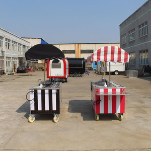 JX-CR180 Aluminum Mobile Food Stand Snack Stall and Cart for Sale for Candy and Ice Trailer Type - Product Image 5