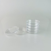 60 Millimeters 90 Millimeters 120 Millimeters Sterile Transparent Plastic Petri Dishes for Laboratory Use