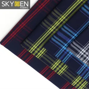 New Products 100% Cotton Woven Yarn Dyed Twill Cloth Fabric for Shirt