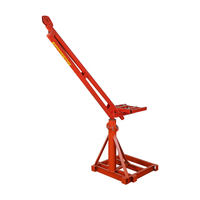 Mini-grue électrique 500 kg avec moteur pour usage extérieur en construction, hauteur de levage 2,2 m, palan à tringle, portée 1,9 m, garantie 1 an