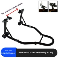 Factory Direct Système universel de stationnement et de levage de moto Paddockstand de moto arrière et avant