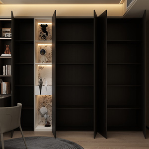 Librería de estilo italiano Chen Le, de lujo ligero, de madera maciza, para oficina o sala de estar. - Product Image 4