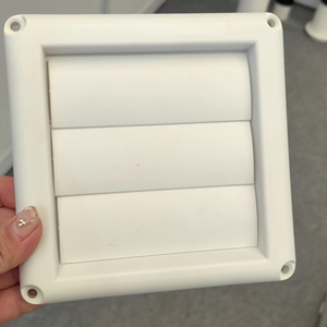 PVC Outdoor <strong>Vent</strong> <strong>Window</strong> Outlet Waterproof Fixed Louver Fresh <strong>Air</strong> <strong>Vent</strong> with Duct Accessory for Gym and Hospital Use - Product Image 2