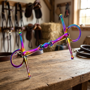 NEY STYLE 2026 Brida de Plata Alemana con Mordaza de Oreja Completa y Culata de Huevo, Equipo Ecuestre para Montar a Caballo - Product Image 5