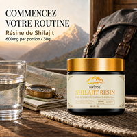 BIYODE Résine de Shilajit Pure Très Populaire avec Couvercle Doré – Complément Bien-être – En Stock – Faible MOQ – Vente en Gros Direct Usine
