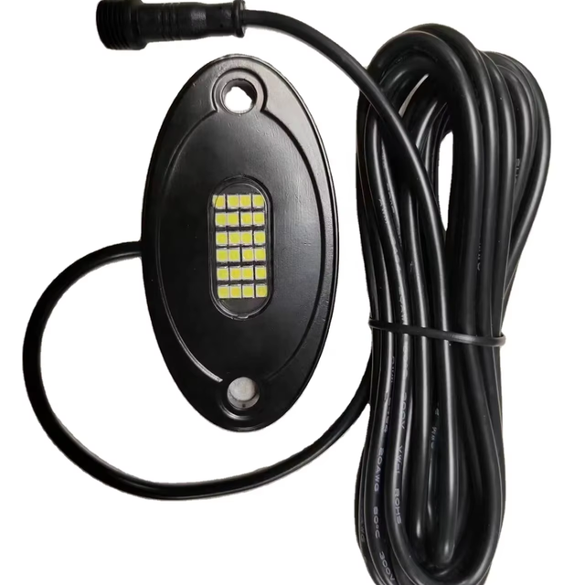 Kingshowstar Wholesale of New Products12v  Super Bright 24leds White Rock Lights Own Brand