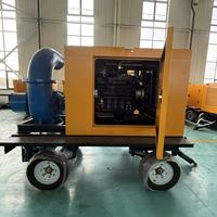 Pompe industrielle à flux mixte de 12 pouces en acier inoxydable pour le contrôle des inondations municipales et le drainage à grand débit, idéale pour les pays en développement