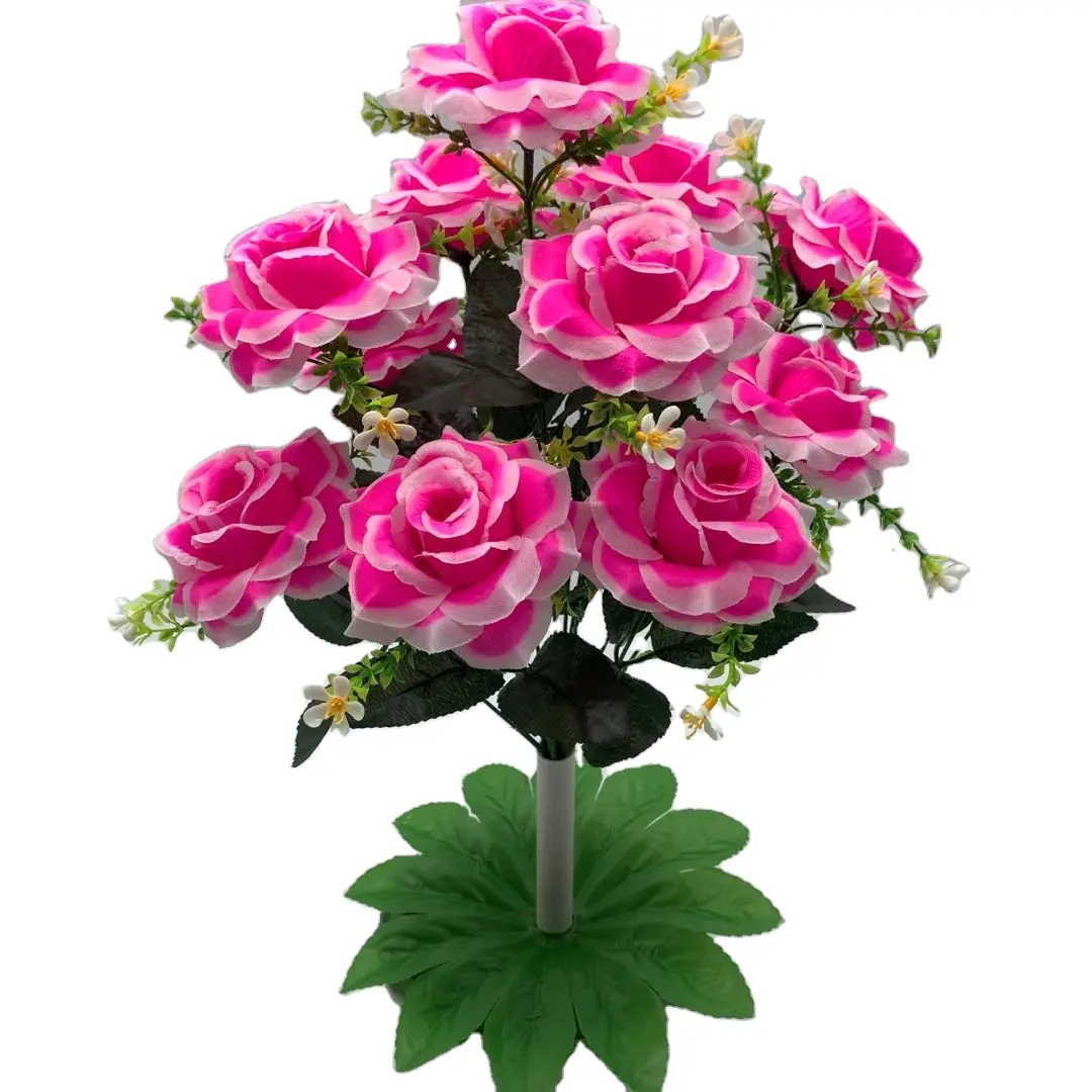 Rosas artificiales para decoración de tartas, brotes de flores de Dragon Ball, rosa, tamaño 2cm 4cm
