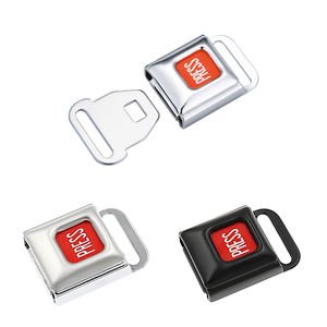 Sangle de sac avec porte-clés et quincaillerie pour boucle de ceinture de sécurité, conception à bouton-poussoir, acier au carbone S50, plastique ABS, ajustement universel, résistance à la traction de 500 kg - Product Image 1
