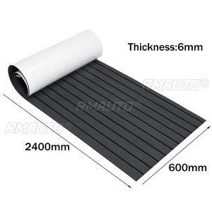 2400x600x5/6mm EVA Foam Boat Flooring Teak Foam Decking for Boats EVA Foam Sheet Marine Flooring Teak Boat <b>Yacht</b> Floor Carpet - Product Image 6