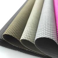 Tissu en maille Teslin coloré 70% PVC 30% polyester, tissu en polyester enduit de PVC