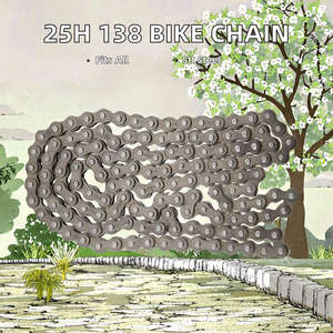 Nuevo 25H 138 cadena para 4 tiempos 250cc 300cc Pocket Bike <span class=keywords><strong>Mini</strong></span> Dirt Pit ATV <span class=keywords><strong>Quad</strong></span> reemplazo de transmisiones de motocicleta - Product Image 2