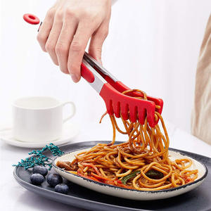 <span class=keywords><strong>Pince</strong></span> de cuisine antiadhésive en acier inoxydable, Logo personnalisable, résistantes à la chaleur, lavable au lave-vaisselle - Product Image 2