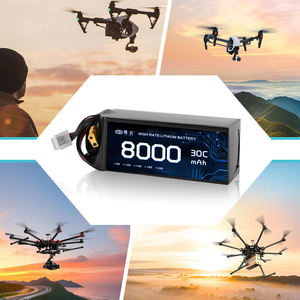 بطارية ليثيوم بوليمر LEIDA LD02 بقوة <span class=keywords><strong>14</strong></span>.8 فولت وسعة 8000 مللي أمبير في الساعة للطائرات بدون طيار وحماية النباتات، معدل تفريغ 30-60 درجة مئوية، 500 دورة شحن، متوفرة بالجملة - Product Image 3