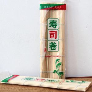Tapis à rouler en bambou blanc et vert pour <span class=keywords><strong>sushi</strong></span>, de haute qualité, style feuille de bambou, <span class=keywords><strong>masago</strong></span> roe 27cm 24cm - Product Image 4