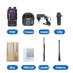 Intercomunicador de Largo Alcance UV10R para Radioaficionados, Transceptor de Banda Dual CB para HF, Pantalla LED Portátil, BFUV-10R 12.5khz/25khz 128 8W - Product Image 5