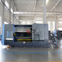 Tour CNC robuste WOJIE Big Bore Spindle TCK800 pour extrémités de tuyaux
