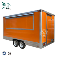 Camion de nourriture Snack Food Chariot de boisson Café Bar Remorque alimentaire