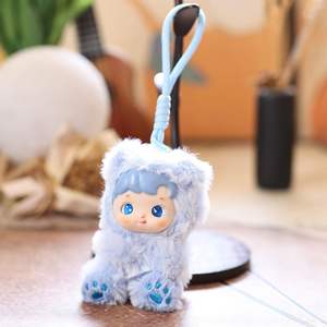 Peluche Mignonne <span class=keywords><strong>Moe</strong></span> pour Princesse Ours, Petite Poupée Porte-clés, Remplissage en Coton PP Super Doux, Lavée, Vernissage UV, Anti-stress - Product Image 3