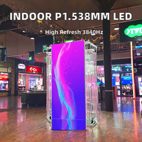 Pantalla LED Interior Fija a Todo Color P1.538mm, Pantalla Publicitaria para Iglesias, Alta Frecuencia de Actualización HDR10+ 600cd, Video Wall con 5 Años de Garantía