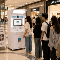 Machine Photobooth Flipbook avec Impression Instantanée et Personnalisation pour Centres Commerciaux, Parcs d'Attractions et Location Événementielle
