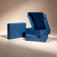 Boîte d'emballage légère et pliable en carton ondulé pour livraison e-commerce, personnalisable avec impression, pour petits articles