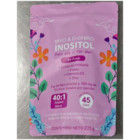 Poudre d'inositol Myo & D Chiro OEM 225g, mélange 40:1 pour femmes, vitamine D3, zinc, équilibre hormonal féminin, complément alimentaire