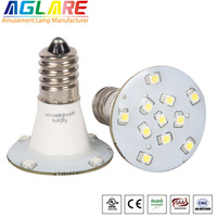 Aglare a mené la lumière de vacances lumineuse fun E14 E10 RVB led cabochon caméléon lumière d'amusement