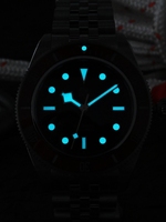 San Martin SN0128G Montre de plongée de luxe pour hommes en acier inoxydable 316L, étanche 20 ATM, lumineuse, 40 mm, montres de plongée NH35