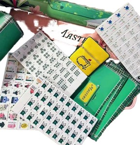 Set di Mahjong di Lusso per Torneo di Golf 2026 (U.S.) Edizione) Set da <span class=keywords><strong>gioco</strong></span> da collezione portatile per 4 giocatori con piastrelle in melamina acrilica, squisito e da collezione - Product Image 1