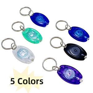 Porte-clés LED en plastique avec fonction push-to-flash, personnalisable, cadeau promotionnel, randonnée, camping - Product Image 6