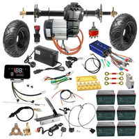Kit d'essieu arrière différentiel PLC 72V 1500W pour voiturette de golf, quad, karting - Vente en gros