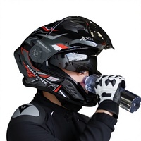 Nouveau casque de moto modulaire en ABS avec visière miroir dorée, fermeture Double D, chaud pour l'hiver, utilisation quatre saisons, certifié aux normes professionnelles