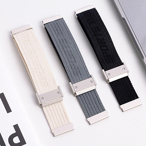 สายนาฬิกาแม่เหล็กไนลอน ปรับได้ ใช้ได้กับนาฬิกาอัจฉริยะ Huawei Samsung ขนาด 22 มม. 20 มม. 18 มม. - Product Image 2