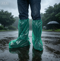 Protège-chaussures jetables antidérapants pour l'agriculture, couvre-chaussures légers en PE pour les travailleurs agricoles, les vétérinaires et le personnel des fermes et ranchs