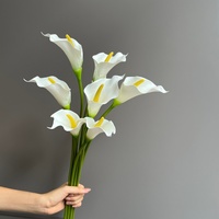 Bunga Artifisial YOPIN-8205 Real Touch EVA Calla Lily Grosir untuk Dekorasi Pernikahan