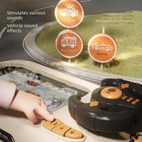 Jeu de course pour enfants : Simulation de conduite avec volant, évitement d'obstacles, aventure et puzzle, jeu de table d'intérieur