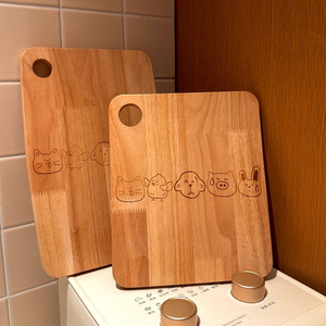Tabla de Cortar de Madera Yuanjin, Rectangular, Doble Cara, para Clasificar Frutas, Uso en la Cocina - Product Image 3