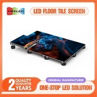 Écran LED vidéo de plancher d'affichage à LED de tuile imperméable interactive pour la puce d'étape de jeu de danse sentant l'affichage LED de puce d'étape