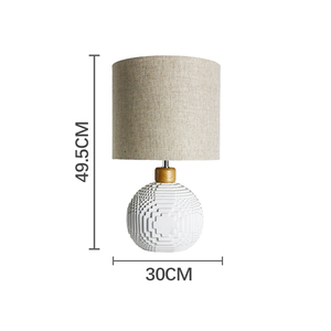 Настольная лампа с уникальным дизайном, ручной работы, современная, креативная, гибкая, электрическая, керамическая, с керамическим абажуром и основанием, для кабинета - Product Image 2