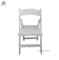 Top qualité en gros chaise pliable événement de mariage en plastique Wimbledon chaises de jardin en résine blanche chaise pliante extérieure